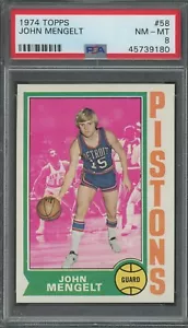 1974 Topps #58 John Mengelt PSA 8 - Bild 1 von 2