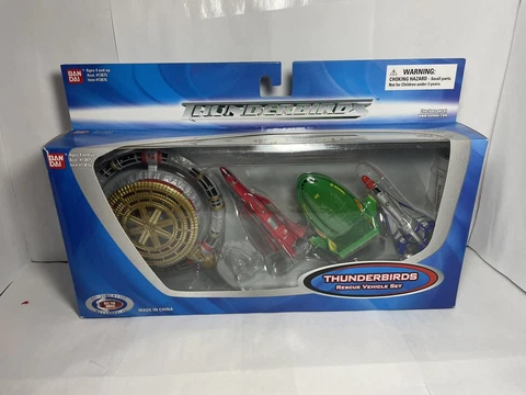Thunderbirds Rescue Vehicle 5 Trading Figure Set Japanese Edition Cover