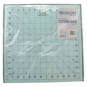 Westcott 12" x 12" Self-Healing Cutting Mat, for Craft, Blue, 1-Count - Picture 1 of 9