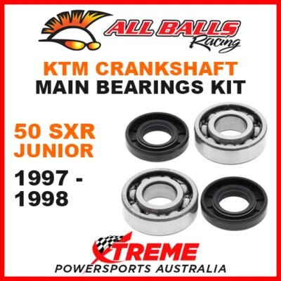 Rolamentos principais do virabrequim All Balls 24-1100 KTM 50 SXR Junior 1997-1998 MX - Imagem 1 de 2