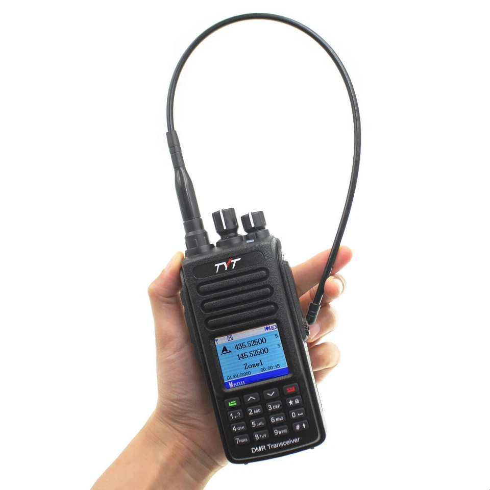 TYT MD-UV390 DMR Digital Mobile Radio Walkie Talkie UV390 136-174 / 400-480MHz - Image 1 of 4