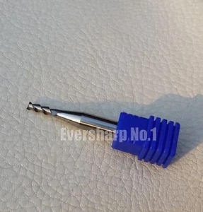 Molino de extremo de aluminio de carburo sólido diapositiva de corte de 2 flautas 1,5 mm diapositiva de vástago 4 mm ZCCCT - Imagen 1 de 2