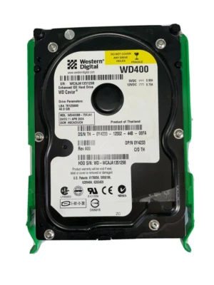 Western Digital HDD WD400 WD400BB-75FJA1 HSCHCTJAH Y4233 40GB IDE  - Image 1 of 4