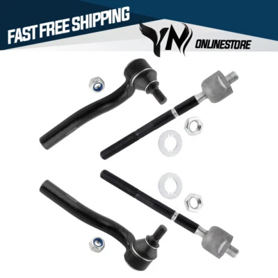 (4) Extremo de barra de amarre exterior interior de dirección izquierda y derecha para Lexus SC430 2002-2010 NUEVO Foto 1 de 4