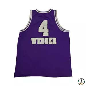 Camiseta deportiva vintage 2003 Nike Chris Webber #4 Sacramento Kings para hombre XL púrpura NBA - Imagen 1 de 9