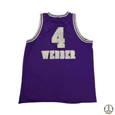 Camiseta deportiva vintage 2003 Nike Chris Webber #4 Sacramento Kings para hombre XL púrpura NBA Foto 1 de 4
