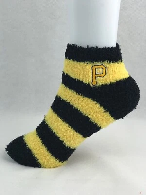 Pittsburgh Pirates Soft Fuzzy Socks Medium - Image 1 of 3