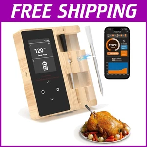 Wireless Meat Thermometer with Color-Coded Probes - Picture 1 of 10