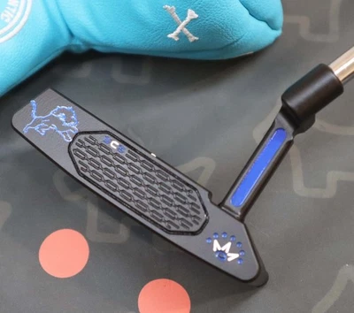 2025 Scotty Cameron Squareback2 Custom Putter Detroit Lion Black Out Edition - Image 1 of 4