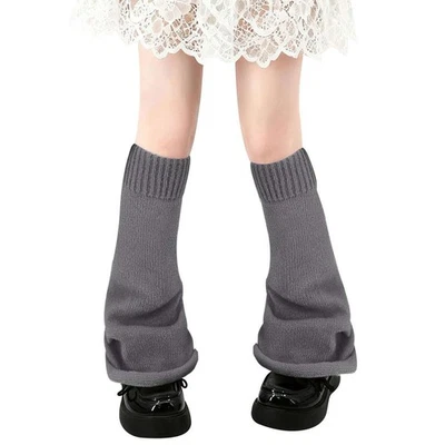 Invierno Cálido Tejido Crochet Alta Rodilla Calentadores de Piernas Legging Bota Pie Cubierta Calcetines EE. UU. Foto 1 de 4