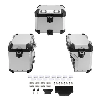 Alforjas maleta lateral para maletero apta para BMW R1200GS R1250GS 13-18 Foto 1 de 4