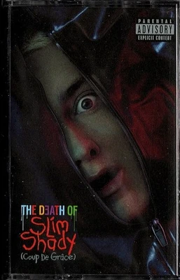 THE DEATH OF SLIM SHADY (COUP DE GRÂCE) RED TRANSLUCENT CASSETTE Limited edition - Image 1 of 3
