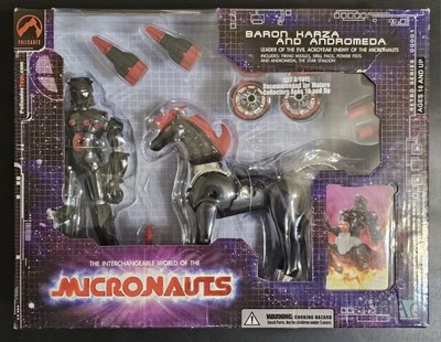 2002 Micronauts Baron Karza & Andromeda Palisades Toys - Image 1 of 4