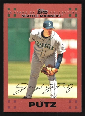 J.J. Putz Seattle Mariners 2007 Topps Copper #190 SN /56 - Image 1 of 2