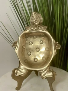 Penco Vintage Brass Clown Catch-All Tray – Mid Century Circus Decor Trinket Dish - Bild 1 von 6