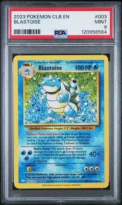 Pokemon - PSA 9 MINT Blastoise 003 CLB ENGLISH Trading Card Classic - Image 1 of 2