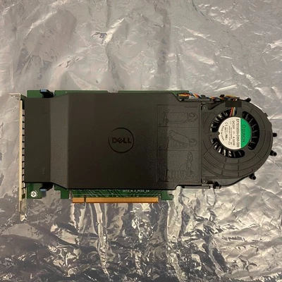 DELL Ultra-Speed Drive Quad SSD NVMe M.2 Adapter Card PCIe x16 6N9RH T7810 T5810 - Image 1 of 4