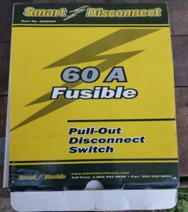 Smart Electric SDB60F 60-A herausziehbarer nicht sicherungssicherer Trennschalter - Bild 1 von 4