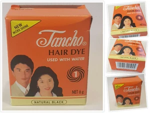 Tancho Natural Black Hair Dye Powder 6 Gram Expiry 2026+ - Picture 1 of 1