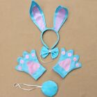 Bowknot Necktie Bunny Ears Hair Hoop Rabbit Cosplay Costume Kit  Easter