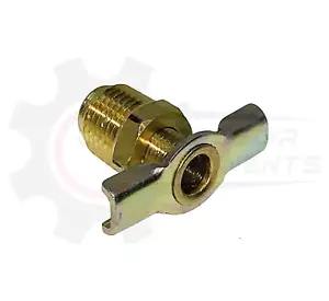 Radiator Petcock Drain Valve Brass 1/4" MNPT Drain Cock Plug Air Tank Drain - Foto 1 di 6