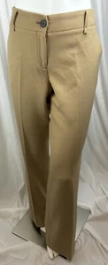 Ann Taylor LOFT Julie Flare Scuba Trouser, Tan, Sz: 6 T, 54-20 - Picture 1 of 16