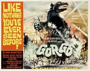 Gorgo (1961) Sci-Fi Bill Travers DVD Public domain film movie (Disc Only) - Picture 1 of 2