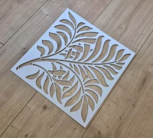 Hoja de Selva 3mm 30cm x 30cm Pantalla Radiador Decorativo Panel MDF Corte Láser Blanco - Imagen 1 de 10