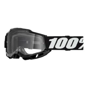 Cross Goggles 100% Motocross Goggles Accuri 2 Clear MX Goggles - Picture 1 of 15