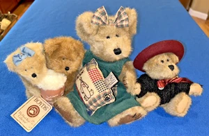 Lotto misto Boyds Bears Polly Quignapple, Thinking of Ya Series, Eloise Willoughby - Foto 1 di 16