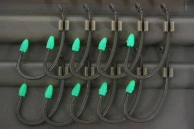 Ganchos Korda Kaptor - Todos los tipos de grava verde hierba coddy ancha curva pesca de carpa Foto 1 de 4