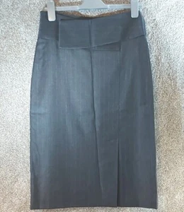 Emporio Armani ladies Business Skirt Grey Pinstripe 30w SEE PICS & DESCRIPTION . - Picture 1 of 12