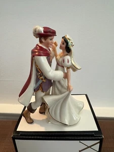 Lenox Disney Snow White and Prince Waltzing Figurine 6"H #878334 New In Box - Picture 1 of 9