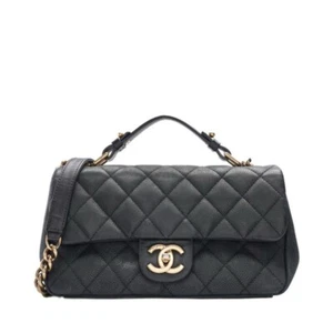 Chanel Black Classic Easy Gold Chain Shoulder Bag - Picture 1 of 20