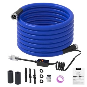 50FT Heated Water Hose for RV, Heated Drinking Water Hose with Lead and BPA Free - Foto 1 di 7