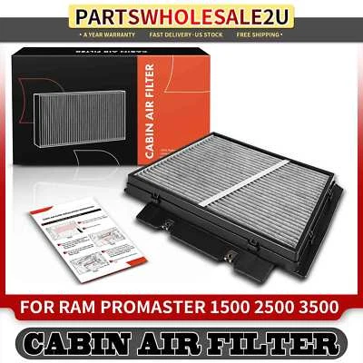 Nuevo filtro de aire de cabina de carbón activado para Ram ProMaster 1500 2500 3500 2014-2023 Foto 1 de 4