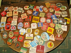 Esteras de cerveza posavasos de whisky esteras de cigarro posavasos 100+ Inglaterra Alemania De colección - Imagen 1 de 11
