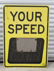 Information Display Co Radar Speed Sign Digits Radar Speed Monitor 30x42" - Picture 1 of 8