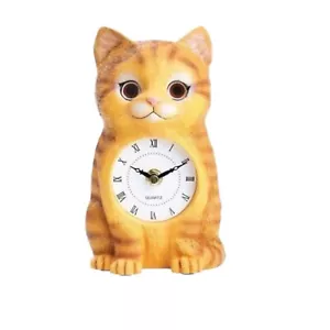 Kitty Clock with Moving Eyes - Picture 1 of 4