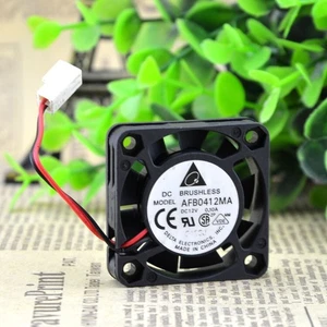For Industrial Double Ball Bearing AFB0412MA 40*40*10mm Delta 12V DC Fan 2pin - Afbeelding 1 van 5
