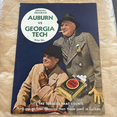 1935 Georgia Tech versus Auburn Tigers Football Program - Image 1 of 4