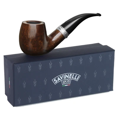 Savinelli Trevi Smooth 616 KS, pipa de tabaco de brezo de billar, filtros de 6 mm Foto 1 de 4