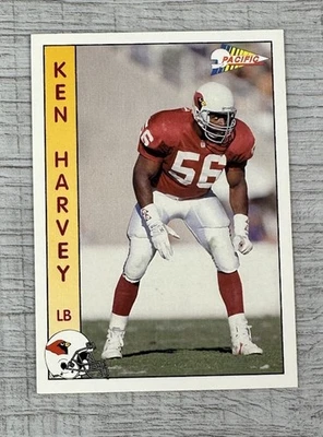 1992 Pacific Ken Harvey Phoenix Cardinals #244 NFL Football Card - Image 1 of 4