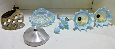 Piezas vintage de cristal de Murano para aplique de pared, restauración, mediados de siglo Foto 1 de 4