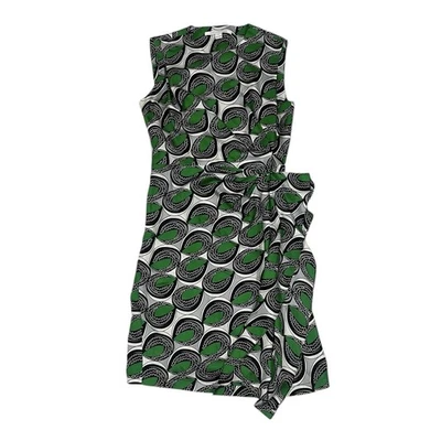 Diane Von Furstenberg Dress 100% Silk Size Medium M 12 / US 8 DVF Pencil Pencil Foto 1 de 4