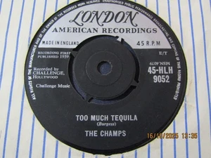 THE CHAMPS-TOO MUCH TEQUILA-LONDON - Picture 1 of 2