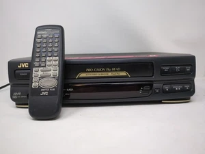 JVC HR-J643U Pro-cision 4 Head VHS Player VCR Tested  - WITH REMOTE - Picture 1 of 13