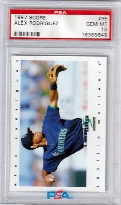 ALEX RODRIGUEZ 1997 Score #95 PSA 10 GEM MINT - MARINERS - Image 1 of 2