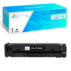 Black Toner für HP 201X CF400X Color LaserJet Pro MFP M277dw M252dw M252n M277n - Bild 1 von 8