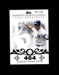 2008 Topps Moments and Milestones #1 Alex Rodriguez \150 (ref 164747) - Picture 1 of 2